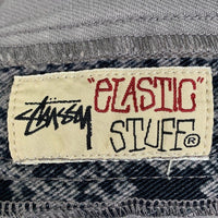 STUSSY ステューシー PYTHON BEACH PANTS パイソン ビーチパンツ イージーパンツ ブラック グレー Size M 福生店