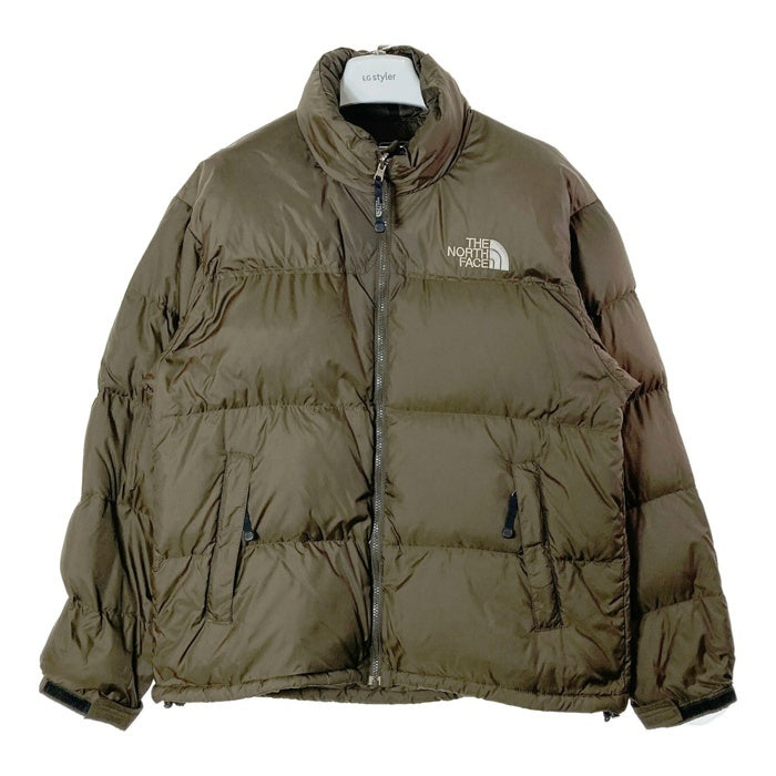 THE NORTH FACE ザ・ノースフェイス ND01586 ヌプシ ダウンジャケット カーキ sizeL※所々汚れ有 瑞穂店