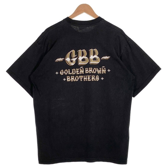 JSF ジェシーズショップ GBB ゴールデンブラウンブラザーズ プリントTシャツ ブラック Size XL 福生店