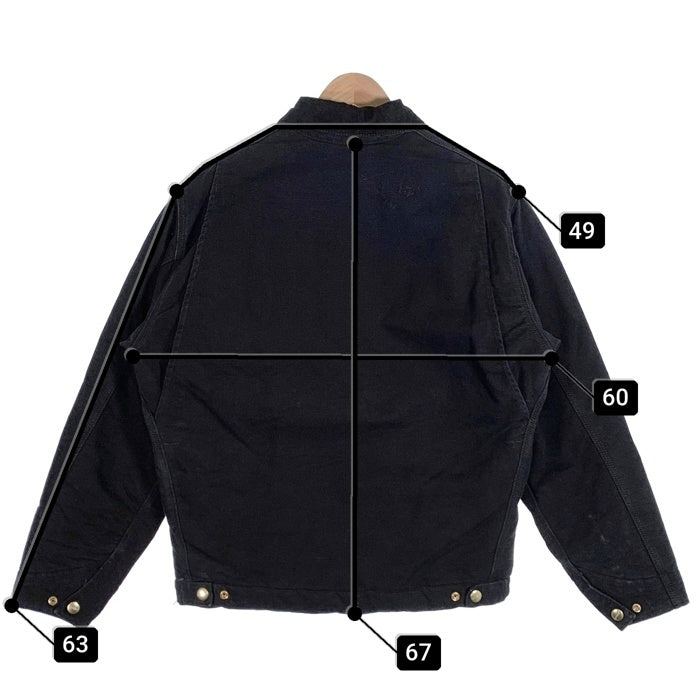 Carhartt WIP カーハートワークインプログレス OG DETROIT JACKET デトロイトジャケット ダック地 内キルティング ブラック 4 I027358.00E Size S 福生店