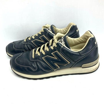 New Balance ニューバランス M670NVY イングランド製 レザー スニーカー ネイビー sizeUS7 瑞穂店