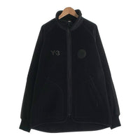 Y-3 ワイスリー Yohji Yamamoto ヨージ ヤマモト Adidas アディダス U LEOPARD FLEECE JACKET レオパード フリース ジャケット ブラック HN1969 Size M 福生店