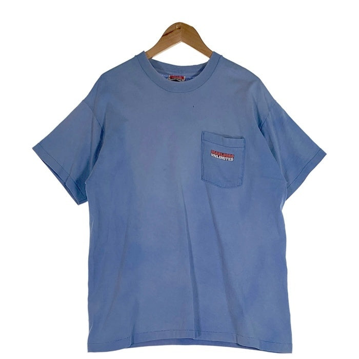 90`s Marlboro マルボロ Coyote コヨーテプリント ポケットTシャツ ライトブルー Size F 福生店