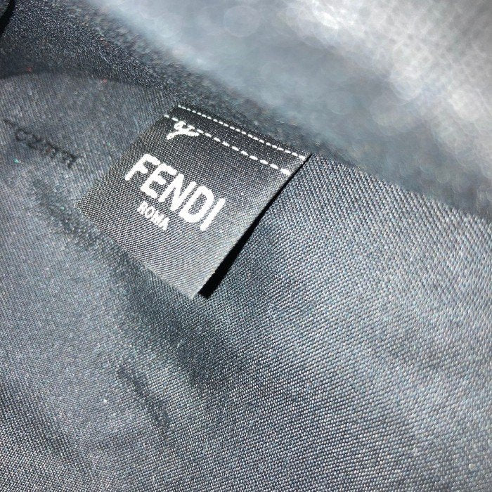 FENDI フェンディ 7N0078 A7TI 199-8210 クラッチバッグ グリーン×ネイビー 瑞穂店