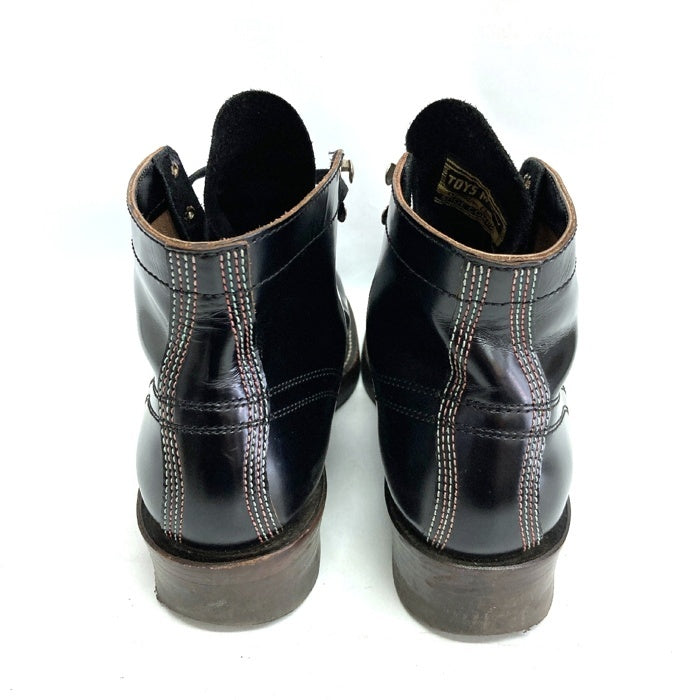 TOYS McCOY トイズマッコイ TMA2307 WORK BOOTS SAXON GLASS LEATHER サクソン ガラスレザー ブーツ ブラック size9.5 瑞穂店