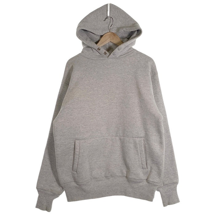 CAMBER キャンバー DOUBLE THICK PULLOVER HOODED 24oz プルオーバースウェットパーカー スナップボタン グレー USA製 Size S 福生店