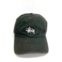 STUSSY ステューシー 刺繡ロゴ ６パネルキャップ ブラック 瑞穂店