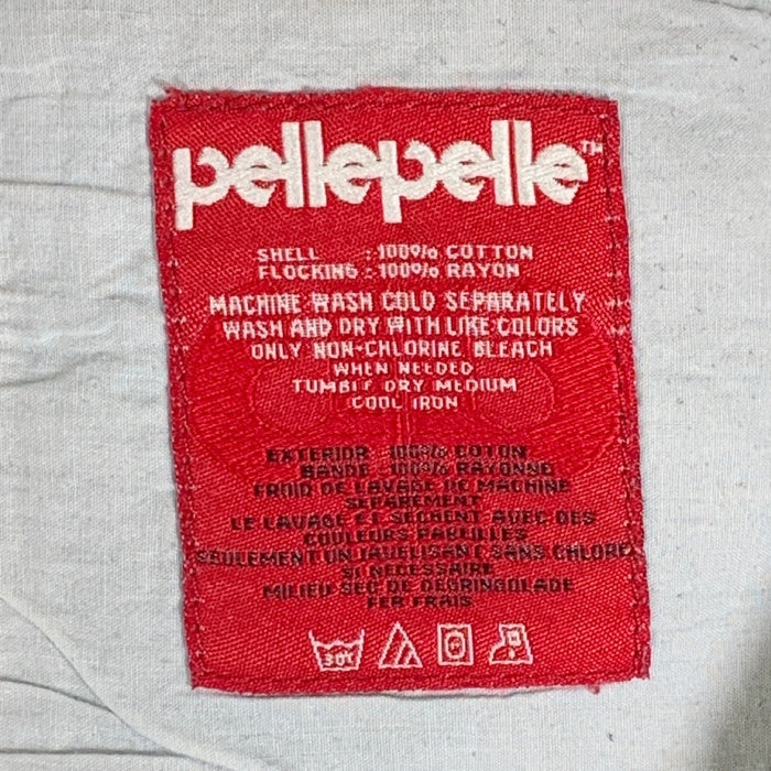pellepelle ペレペレ デニムパンツ インディゴ バギー 香港製 Size 40 福生店