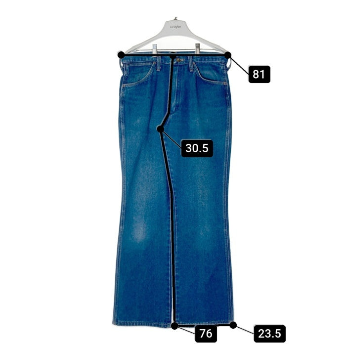 Wrangler ラングラー 0945DEN USA製 42TALON ブロークンツイル ブーツカット デニムパンツ インディゴ size33 瑞穂店
