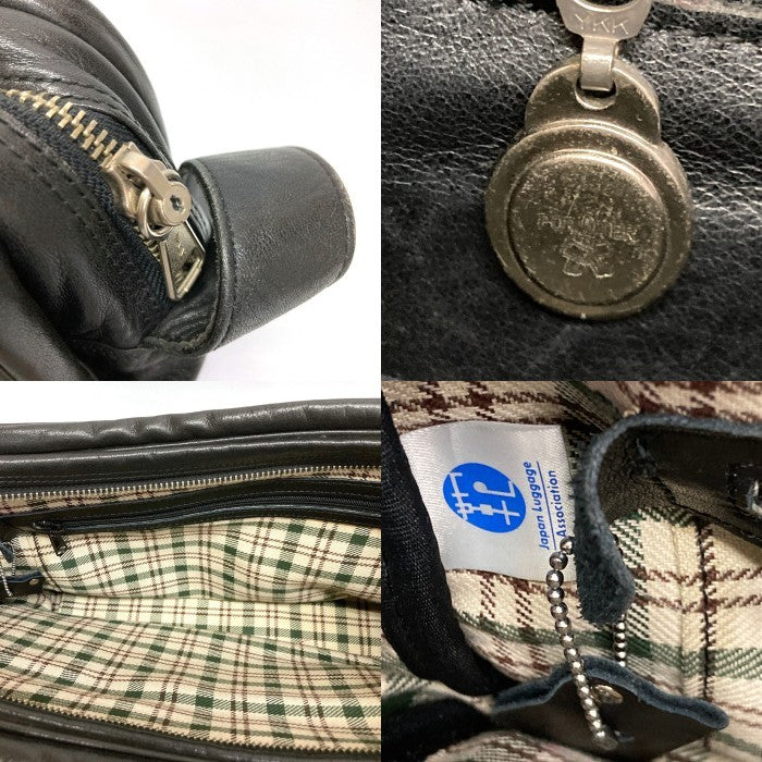 PORTER ポーター ショルダーバッグ レザー 内側チェック ブラック 瑞穂店