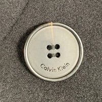 Calvin Klein PLATINUM カルバンクライン プラチナム ダブルブレスト フード ウールロングコート ブラック Size 36 福生店