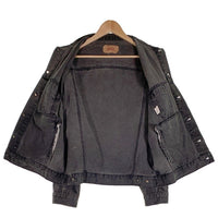 80's Levi's リーバイス ブラックデニム トラッカージャケット USA製 後染め Size L 福生店