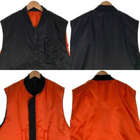 AVIREX アヴィレックス MA-1 リバーシブル ベスト ブラック オレンジ 3122164 Size 2XL 福生店