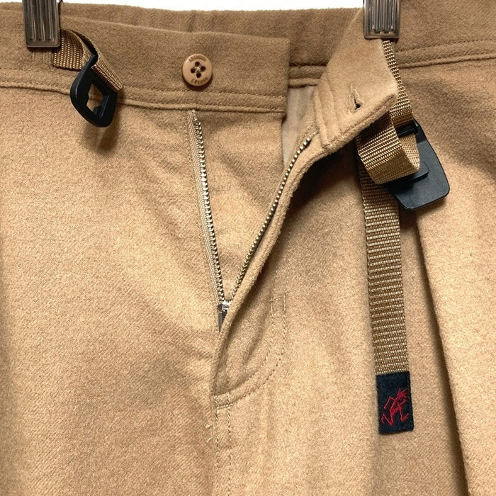GRAMICCI グラミチ GLP-17F024 バギー ワイドパンツ ウール混 ベージュ sizeF 瑞穂店
