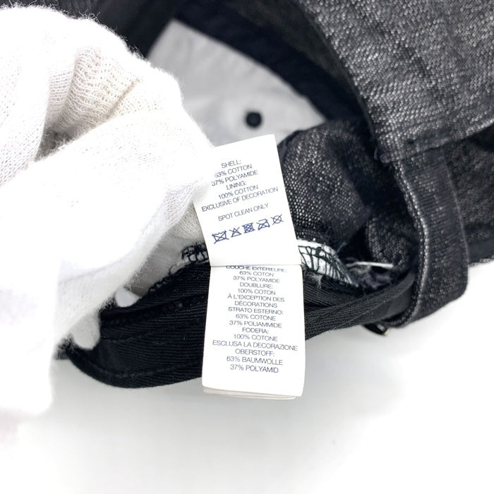 SUPREME シュプリーム 25SS Cordura Denim S Cap 6-Panel コーデュラデニム Sロゴ 6パネルキャップ ブラック 福生店