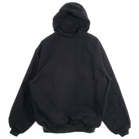 Carhartt カーハート Duck Active Jacket ダック アクティブジャケット ジップアップパーカー ブラック J131-BLK USA製 Size XL-R 福生店