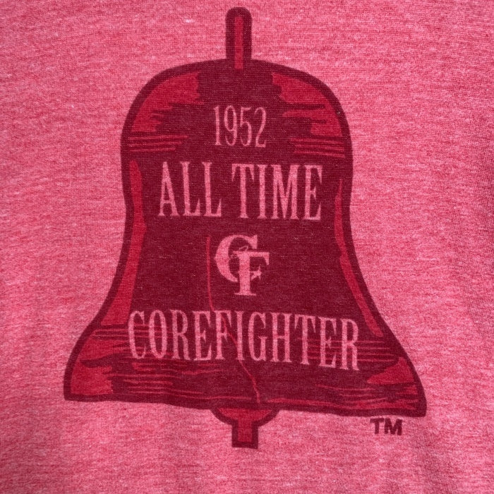 CORE FIGHTER コアファイター 霜降り 染み込みプリント Tシャツ レッド サンプル 1 Size M 相当 福生店