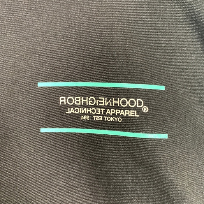 NEIGHBORHOOD ネイバーフッド 21AW HOME/E-SHIRT.LS ポリエステル プルオーバートップ ブラック カンガルーポケット 212TSNH-SHM06 Size 4 福生店