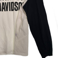 Harley-Davidson ハーレーダビッドソン プリント ロングスリーブTシャツ ホワイト ブラック 99092-24VM Size XL 福生店