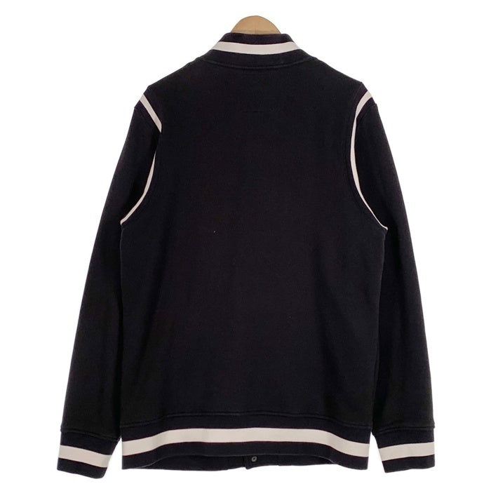 STUSSY ステューシー スウェット アワードジャケット スタジャン ブラック プリント Size XL 福生店