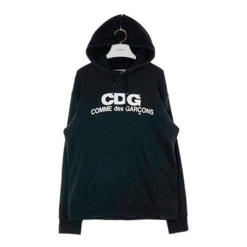 CDG COMME des GARCONS コムデギャルソン SZ-T001 ロゴプリント パーカー ブラック sizeXL 瑞穂店