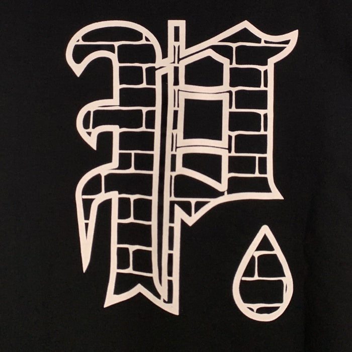 PHATRNK ファットランク SRVNTZ プリント プルオーバー スウェットパーカー ブラック Size JPN 3XL 福生店