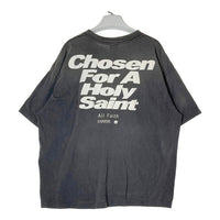 SAINT MICHAEL セントマイケル SM-YS1-0000-004 24AW CHOSEN Tee ETERNAL ヴィンテージ加工 Tシャツ ブラック sizeXL 瑞穂店