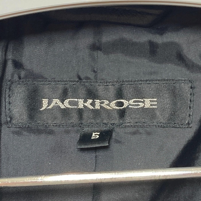 JACKROSE ジャックローズ ラムレザー ダブルライダースジャケット ブラック 24AW Size XL 瑞穂店