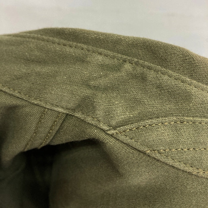UES ウエス コットン ムラサテン ワークシャツ オリーブ size4 瑞穂店