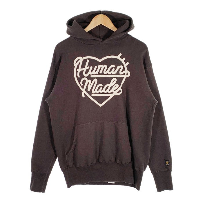 HUMAN MADE ヒューマンメイド Heart Sweat Hoodie ハート スウェットパーカー チャコール Size L 福生店