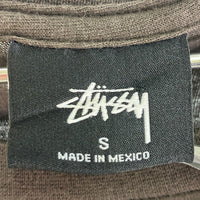 STUSSY ステューシー TOKYO ロゴ 両面プリント Tシャツ ブラウン sizeS 瑞穂店