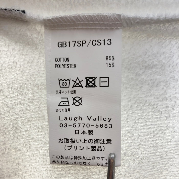 glamb グラム ROCK CS プリント パイル地 Tシャツ ホワイト GB17SP/CS13 Size 4 瑞穂店