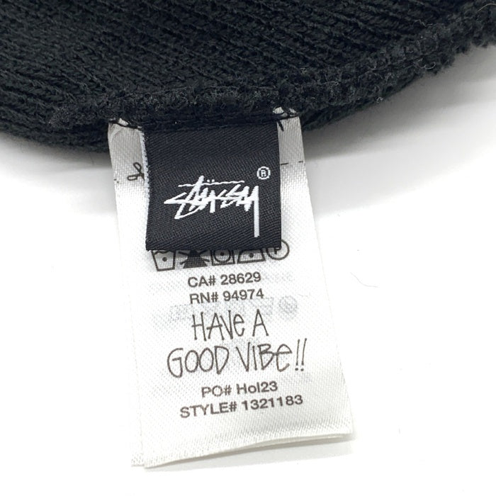 STUSSY ステューシー SKULLCAP WORKGEAR プリント ビーニー ブラック1321183 福生店