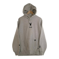 EXAMPLE エグザンプル PLAYBOY プレイボーイ プルオーバー フーディー パーカー アッシュグレー Size XL 福生店