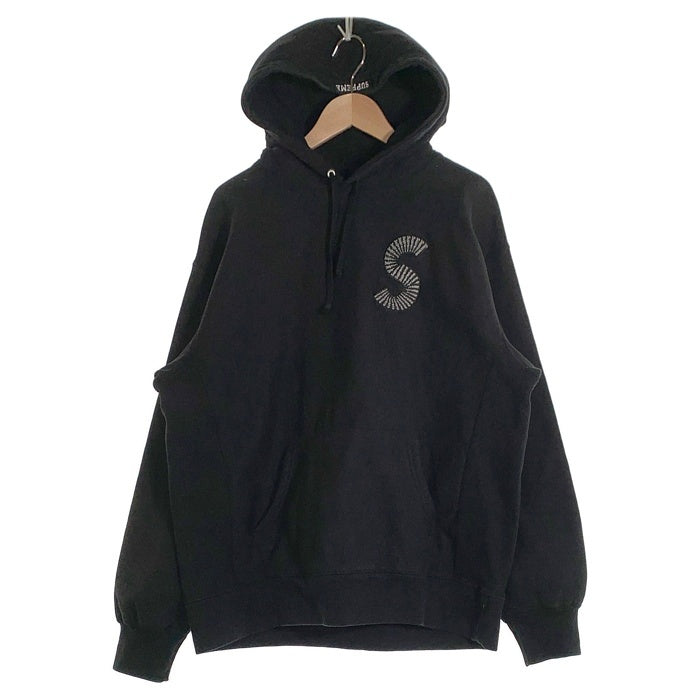 SUPREME シュプリーム 20AW S Logo Hooded Sweatshirt エスロゴ フーデッドスウェットシャツ プルオーバーフーディー パーカー ブラック Size L 福生店