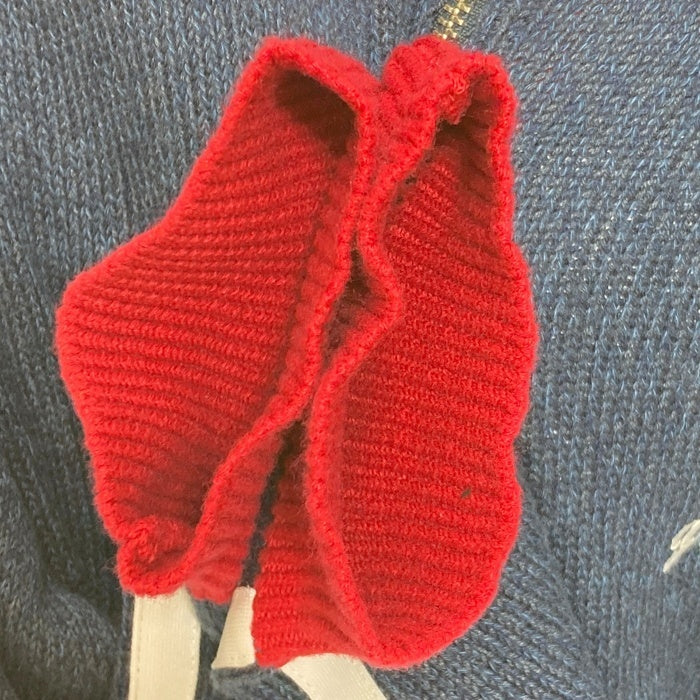 glamb グラム Austin knit jersey ニット トラックジャケット ネイビー GB15SM/KNT07 Size 3 瑞穂店