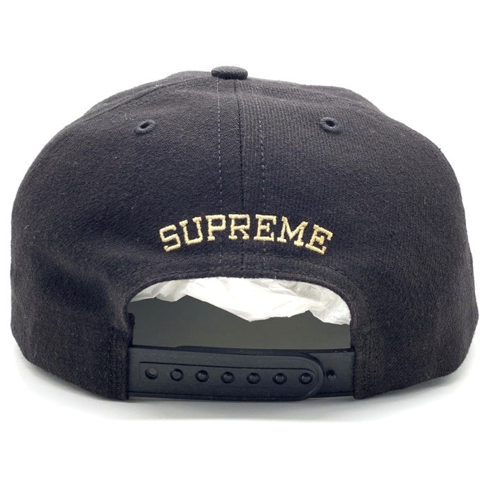 SUPREME シュプリーム 18AW Global 5-Panel グローバル 5パネルキャップ ブラック 刺繡 福生店