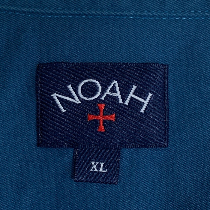 NOAH ノア  コットン ジップアップ 半袖 シャツ グリーン 20-051-122-0001-1-0 Size XL 福生店