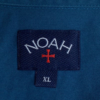NOAH ノア  コットン ジップアップ 半袖 シャツ グリーン 20-051-122-0001-1-0 Size XL 福生店