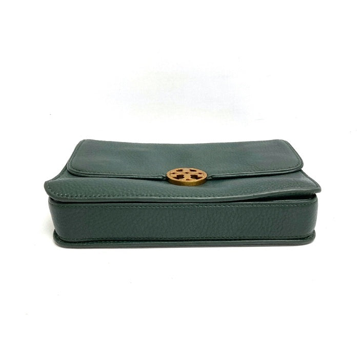 TORY BURCH トリーバーチ チェーンショルダー レザーバッグ グリーン 瑞穂店