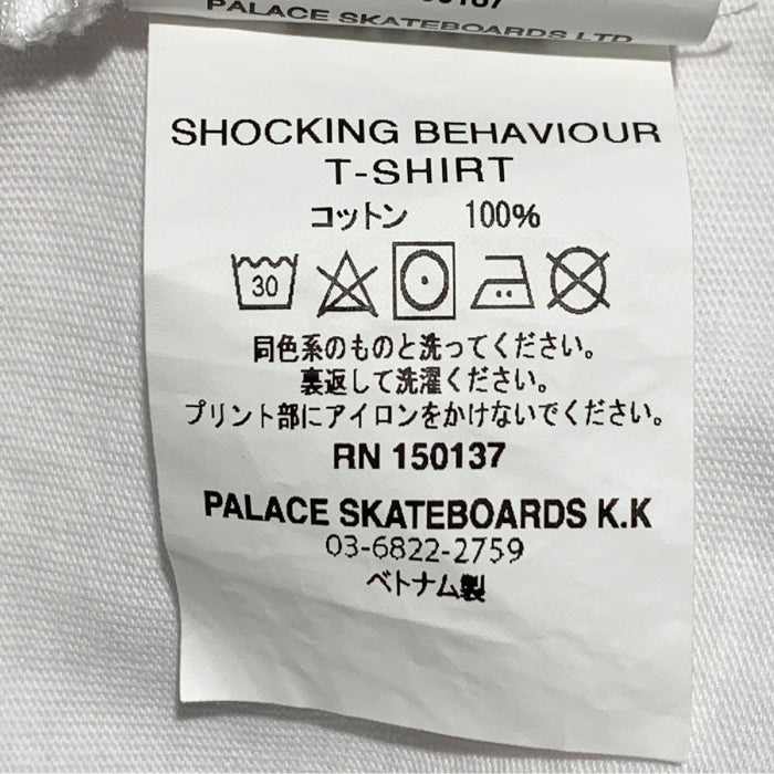 PALACE パレス 23AW SHOCKING BEHAVIOUR T-SHIRTS ショッキング ビヘイバー Tシャツ ホワイト Size XL 福生店