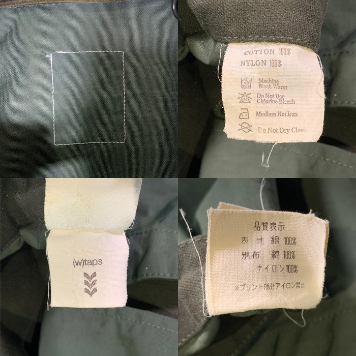00's WTAPS ダブルタップス EMPIRE'S SERVICE コットン ハンティング ジャケット オリーブ XL相当 福生店