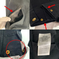 Carhartt WIP カーハートワークインプログレス DETROIT JACKET デトロイトジャケット ダック地 裏地なし ブラック 2 I034819.00E Size M 福生店