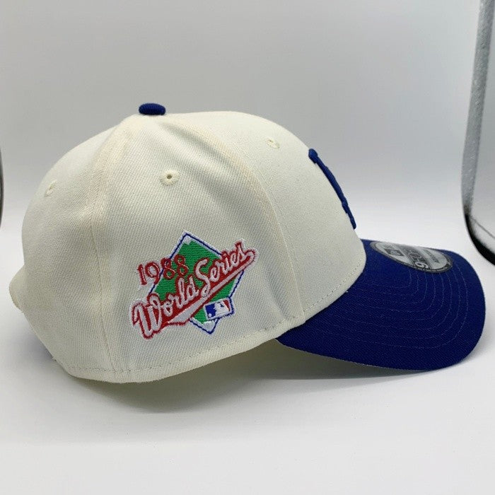 NEW ERA ニューエラ 9FORTY Los Angeles Dogers ロサンゼルス ドジャース アジャスタブル ベースボールキャップ ナチュラル ブルー  サイドパッチ Size Free 福生店