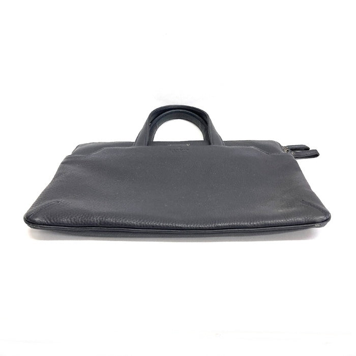 LANVIN COLLECTION ランバン コレクション シュリンクレザー ブリーフケース ネイビー 瑞穂店