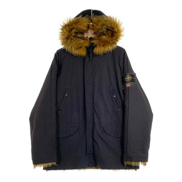 Supreme シュプリーム STONE ISLAND ストーンアイランド 22SS Formula Steel Reversible Fauxfur  Parka ファージャケット ブラック Size M 福生店