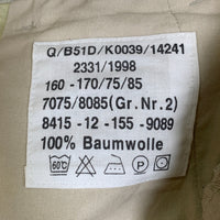 ドイツ軍 コットン カーゴパンツ ミリタリー グレージュ 8415-12-155-9089 Size 160-170/75/85 福生店