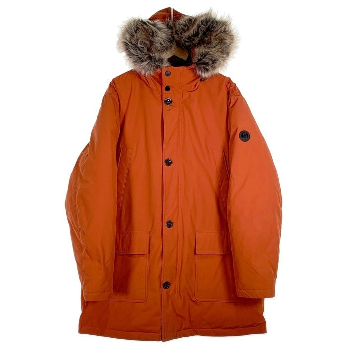 MICHAEL KORS マイケルコース 中綿ジャケット ファー付き オレンジ Size XL 福生店