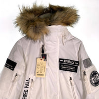 AVIREX アヴィレックス 19AW N-３B MODIFIED HALO フライトジャケット ホワイト 6192170 Size L 福生店
