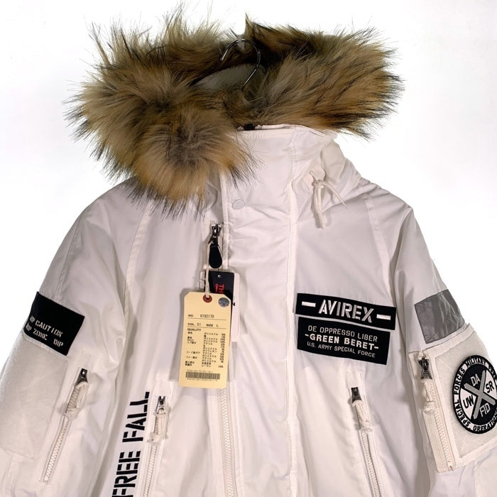 AVIREX アヴィレックス 19AW N-３B MODIFIED HALO フライトジャケット ホワイト 6192170 Size L 福生店